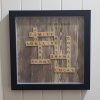 Custom Scrabble Family Name Frame Custom Scrabble Family Name Frame