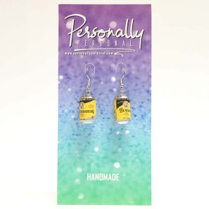 Alcohol Earrings - Rum Can