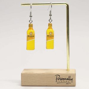 Alcohol Earrings - Rum Bottle Alcohol Earrings - Rum Bottle