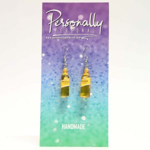 Alcohol Earrings - Rum Bottle