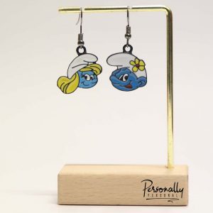 Character Earrings - Smurfy
