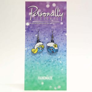 Character Earrings - Smurfy