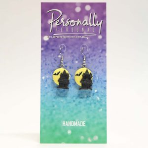 Halloween Earrings - Haunted House